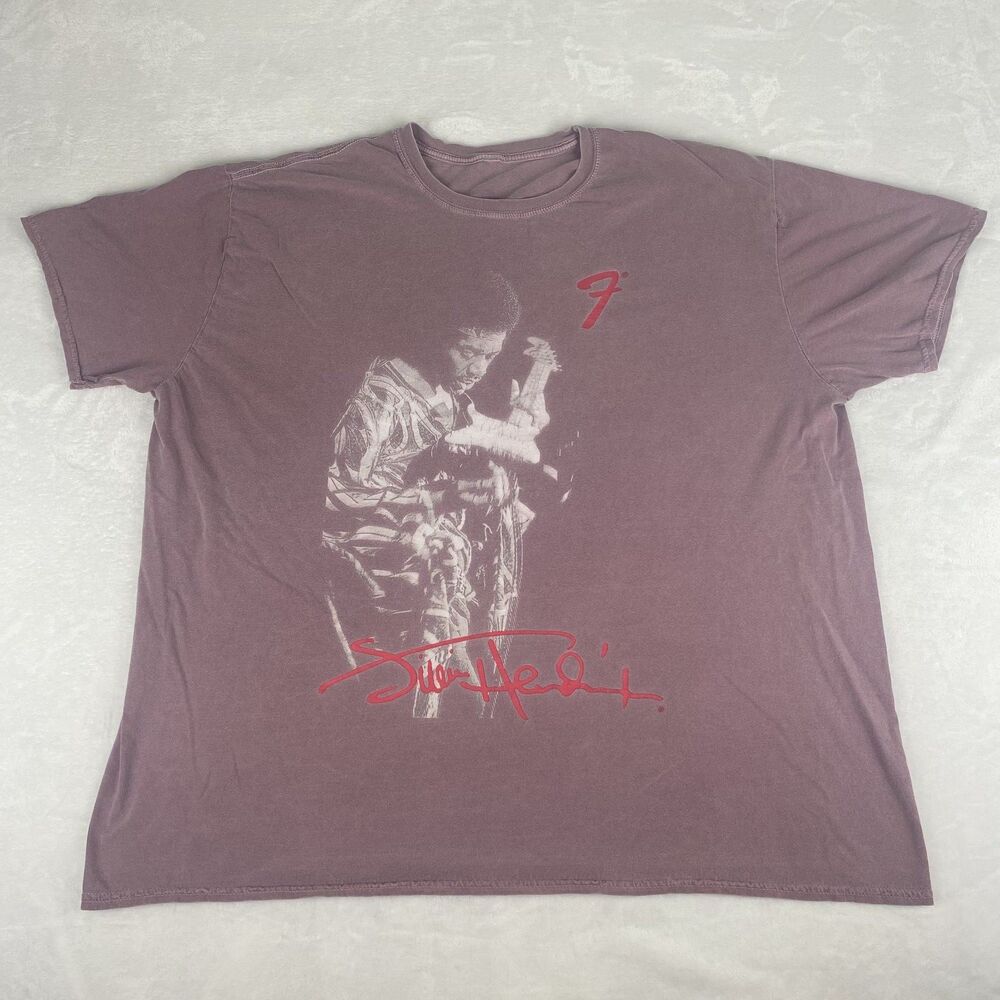 Jimi Hendrix Graphic Shirt Adult Extra Large Rock Music Legend Band Tee